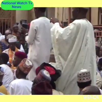 LOKOJA MUSLIMS ORGANIZE SPECIAL EVENING PRAYER FOR NEW MAIGARI, HRH IBRAHIM GAMBO KABIR IN HIS PALACE TODAY