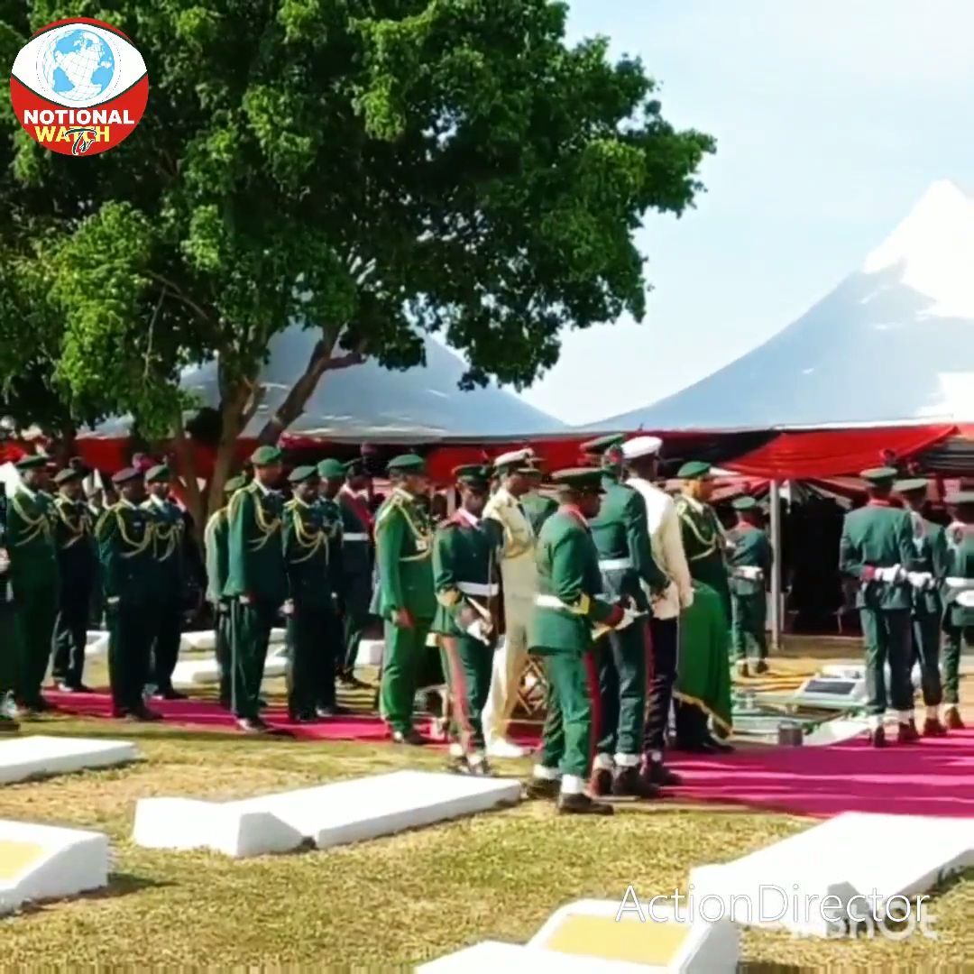 BREAKING: Late COAS Lagbaja Laid To Rest Amid Tears