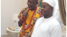 CHIEF ASAJE VISITS Ex-Gov BELLO AT COUNTRY HOME