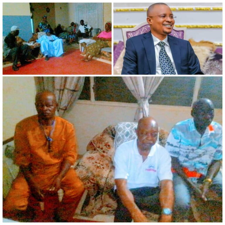HON LEKE ABEJIDE’S DELEGATION PAY CONDOLENCE VISIT TO LATE BARRISTER KUNLE ADENIYI FAMILY