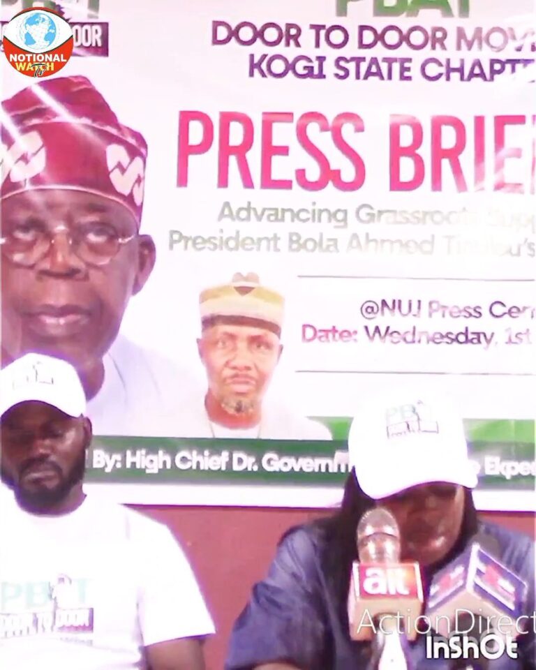 PBAT Door-to-Door Movement, Kogi State Wing, Holds Independence Day Awareness Walk for Tinubu